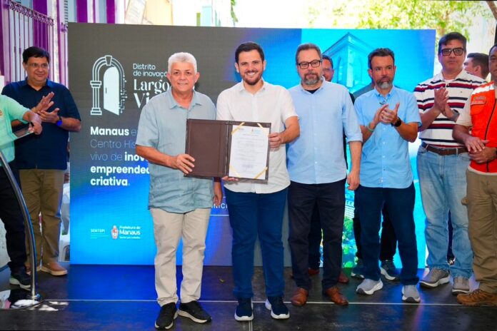 Distrito de Inovação vai restaurar casarão histórico e criar hub de tecnologia no Centro de Manaus com investimento de R$ 14 milhões.