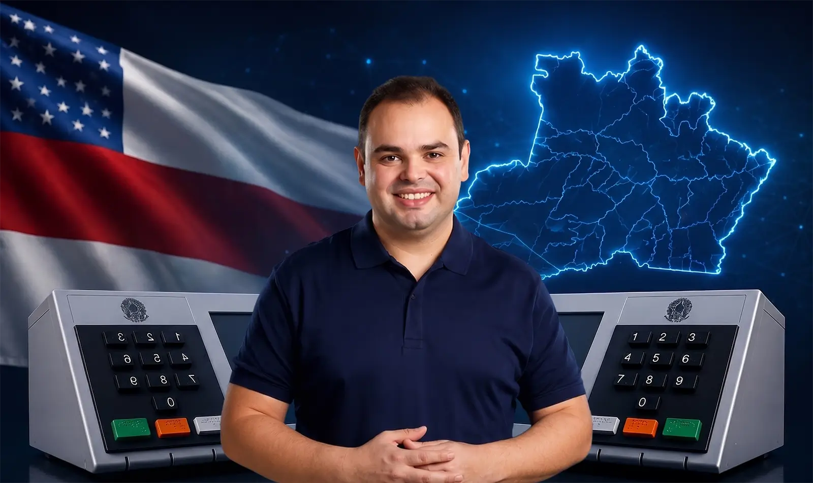 Roberto Cidade lançou pré-candidatura ao Governo do Amazonas em evento da União Progressista, realizado em Manaus, visando as eleições de 2026.
