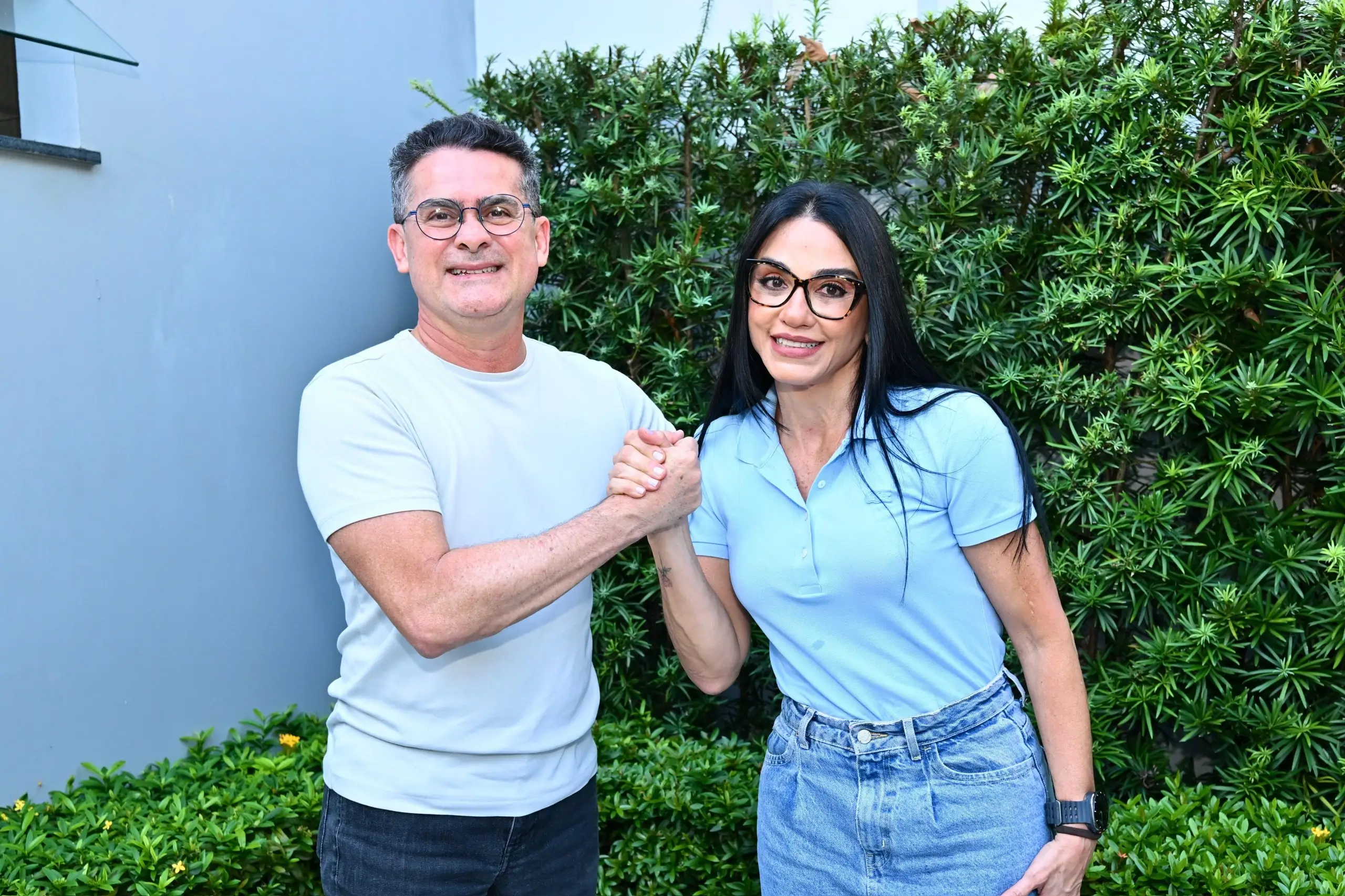 Shádia Fraxe é anunciada como vice de David Almeida na chapa que disputará o Governo do Amazonas nas eleições de 2026.