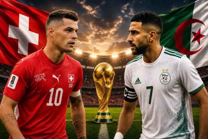 Suíça x Argélia: veja horário, onde assistir ao vivo, escalações, arbitragem e tudo sobre o duelo da Copa do Mundo de 2026.