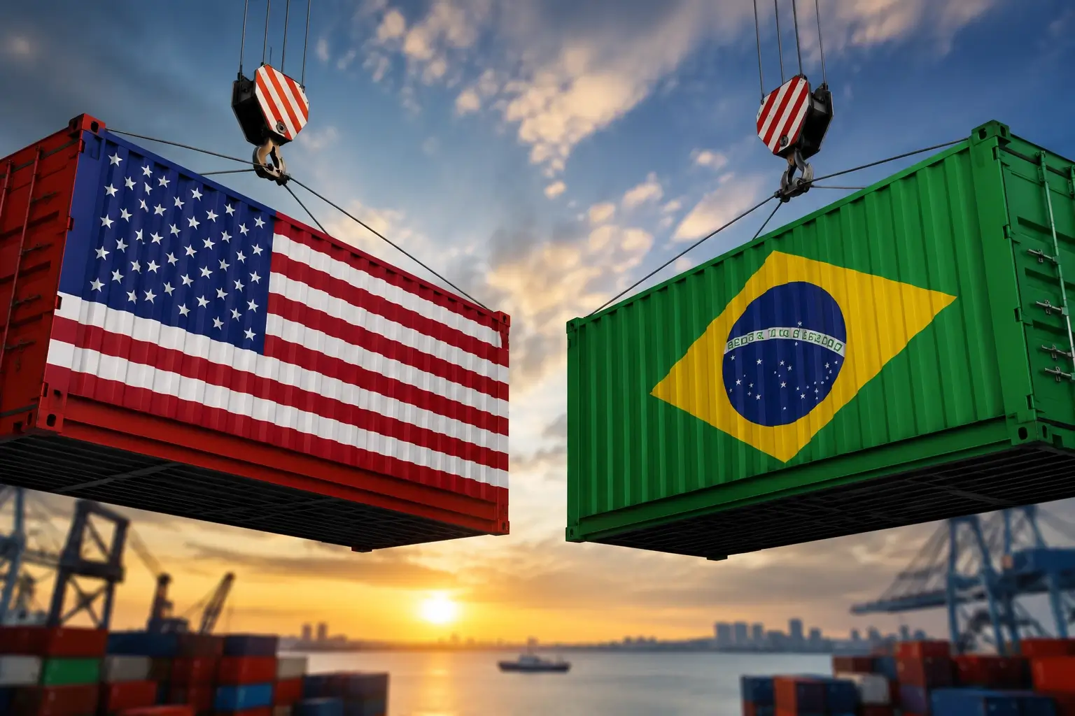 Tarifaço de 25% dos EUA contra o Brasil entra em vigor nesta quarta-feira (22). Governo Lula avalia negociações e medidas de reciprocidade.