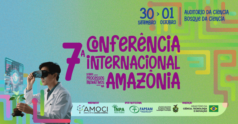 Manaus recebe conferência internacional sobre inovação na Amazônia, com debates sobre ciência, tecnologia, investimentos e empreendedorismo.