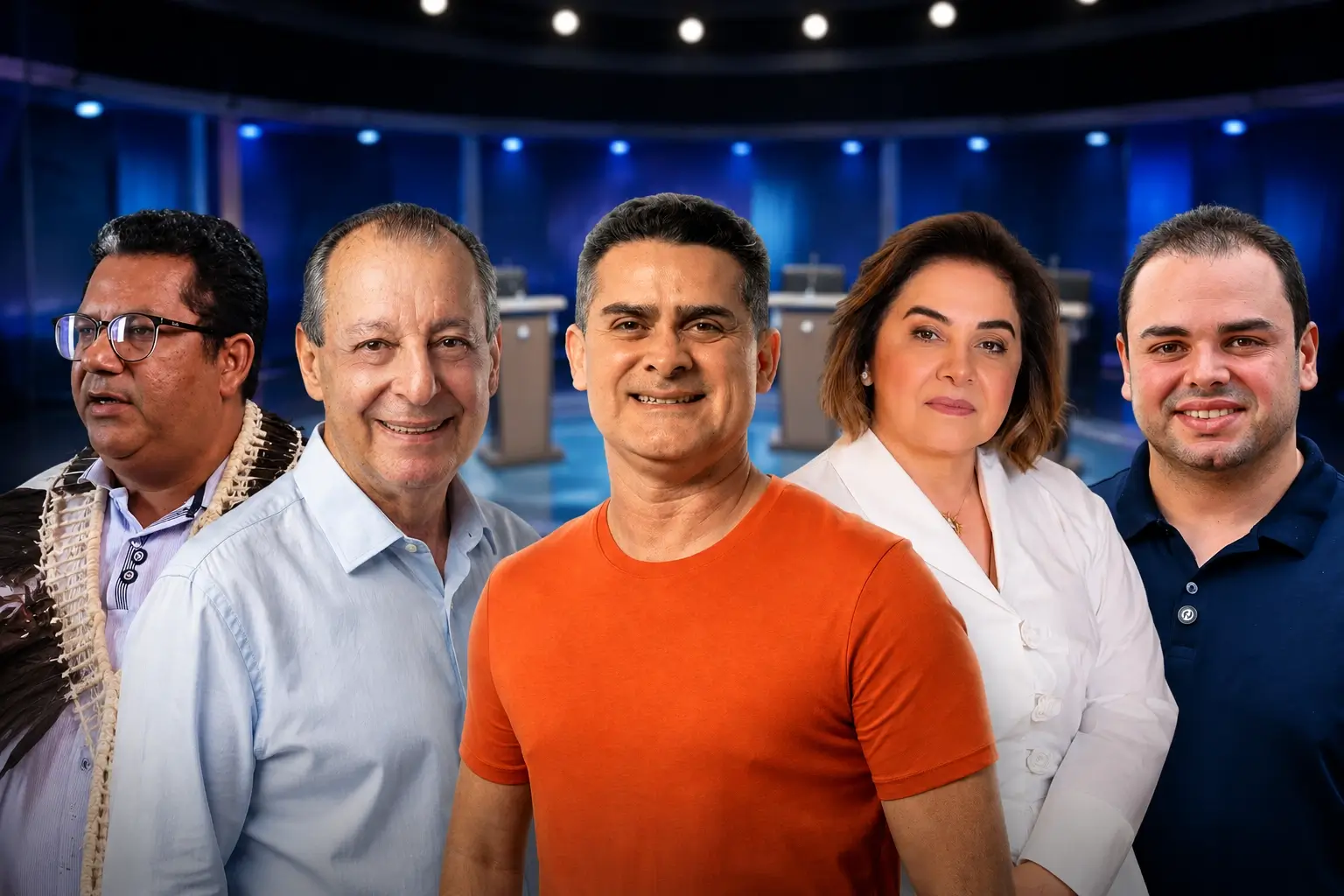 Debate da Band Amazonas acontece no domingo (9), às 19h, com candidatos ao Governo do Amazonas e transmissão para os 62 municípios do estado.