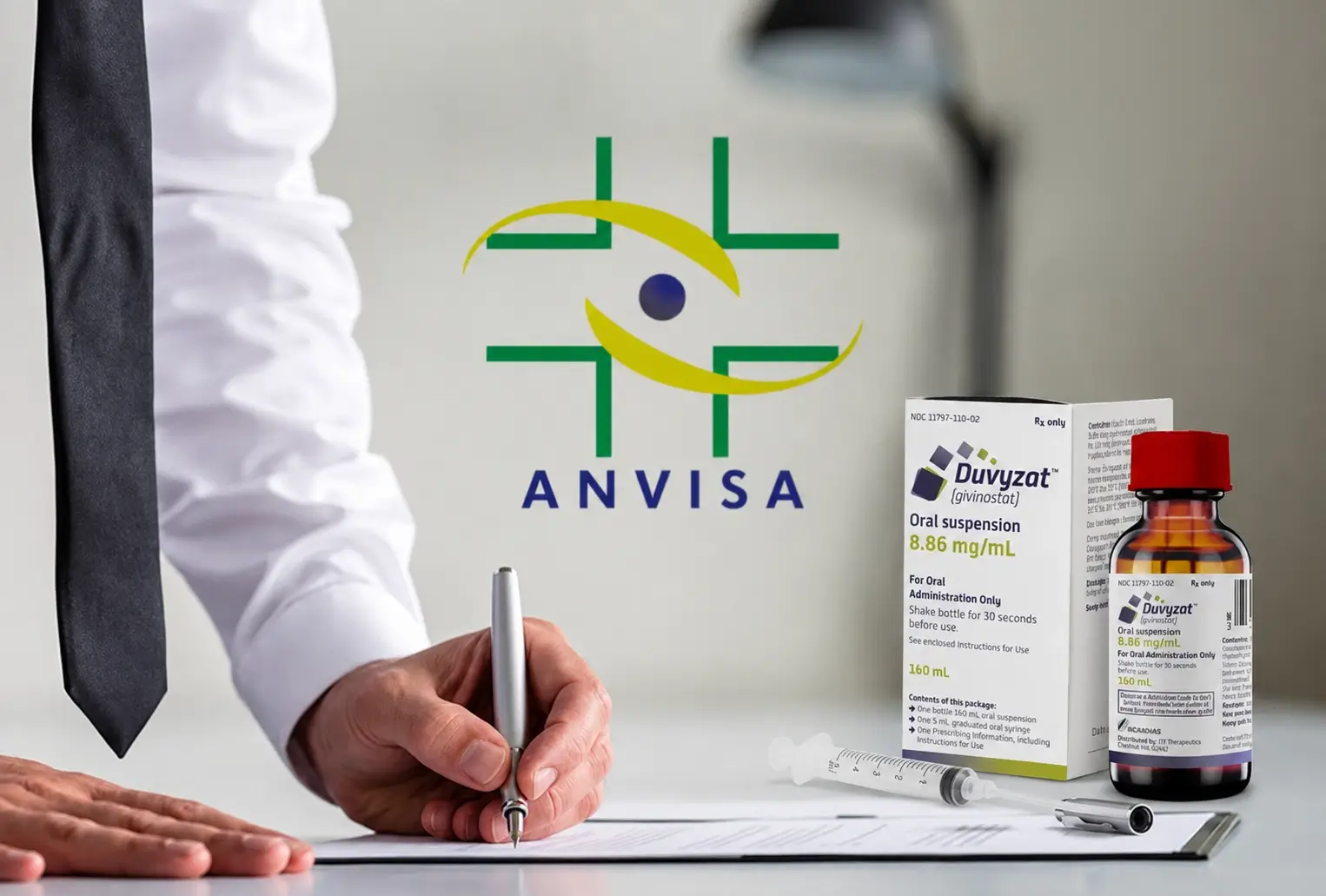 Anvisa aprova novo medicamento para distrofia muscular de Duchenne. Duvyzat recebeu registro válido até agosto de 2036.