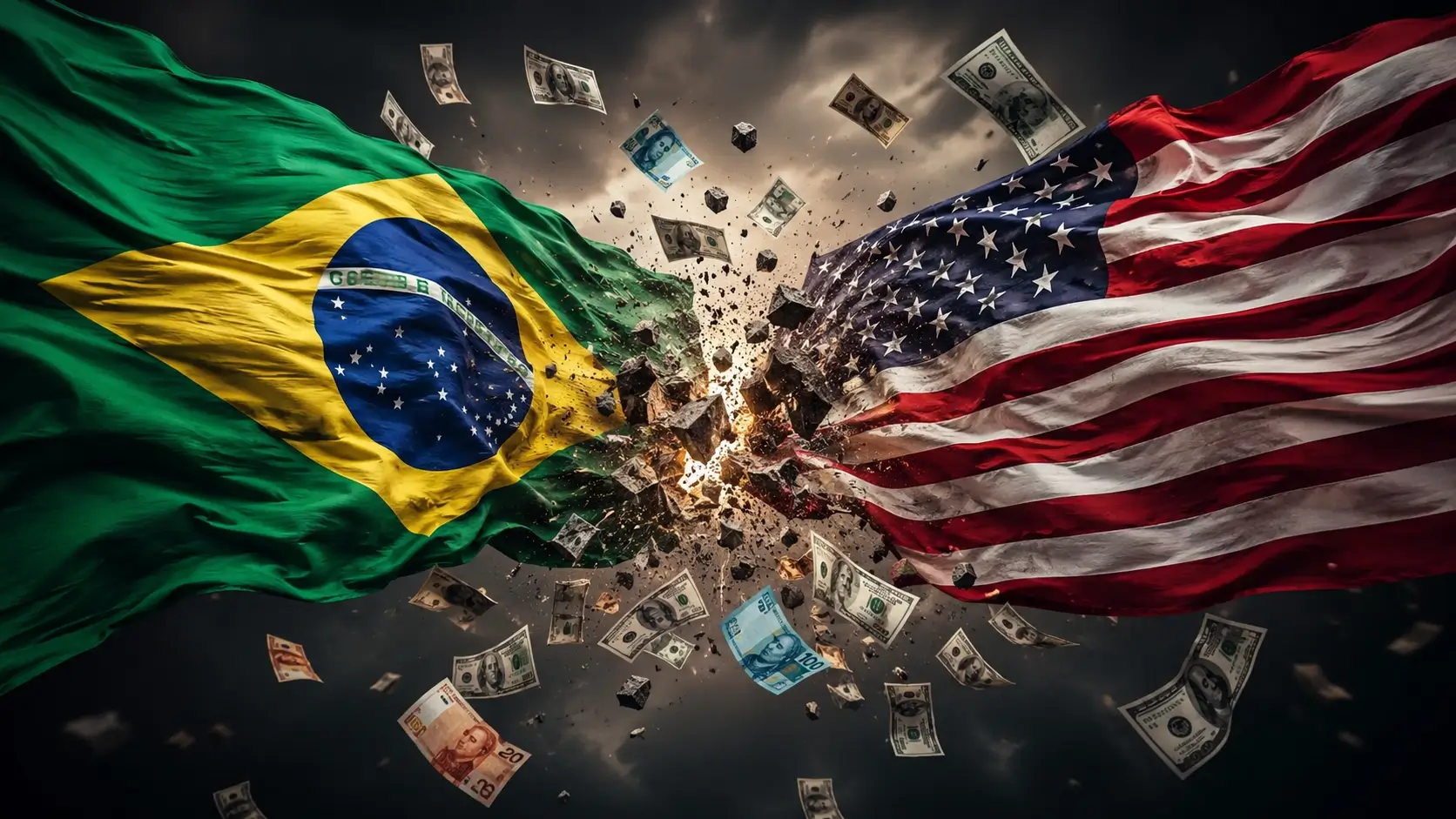Lei da Reciprocidade Econômica avança após tarifas dos EUA, enquanto Brasil avalia contramedidas e busca negociação.