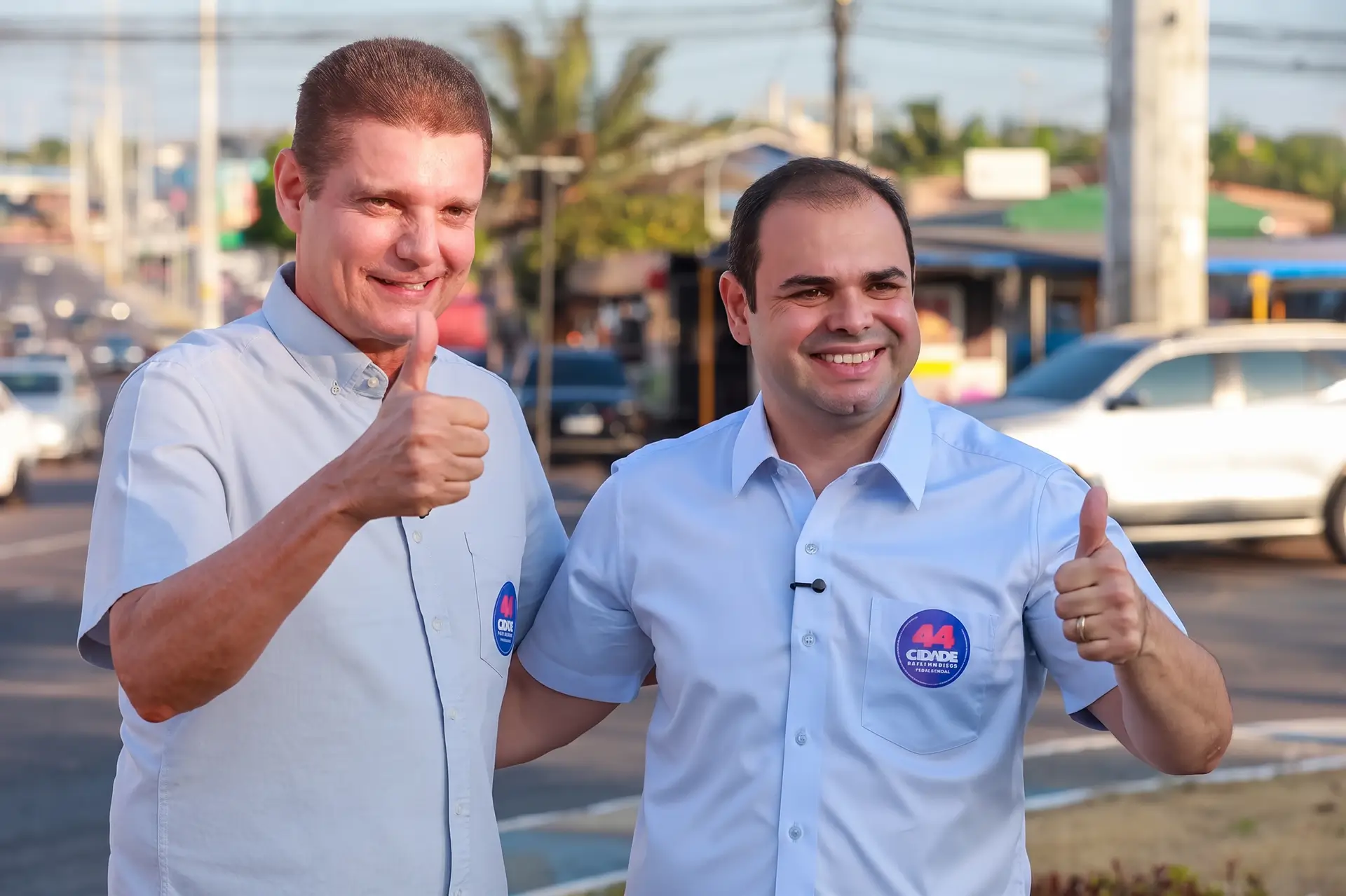 Marcos Rotta assume o comando da campanha de Roberto Cidade e estreia na função em caminhada na Manaus Moderna.