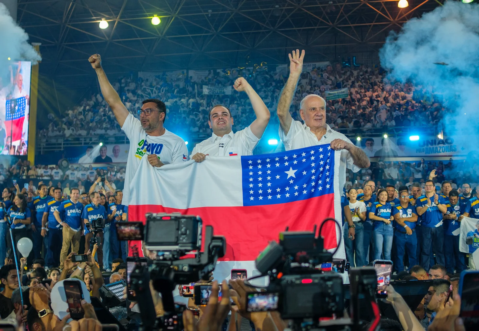 Roberto Cidade é confirmado como candidato ao Governo do Amazonas em convenção. Chapa conta com Serafim Corrêa como vice e Wilson Lima ao Senado.
