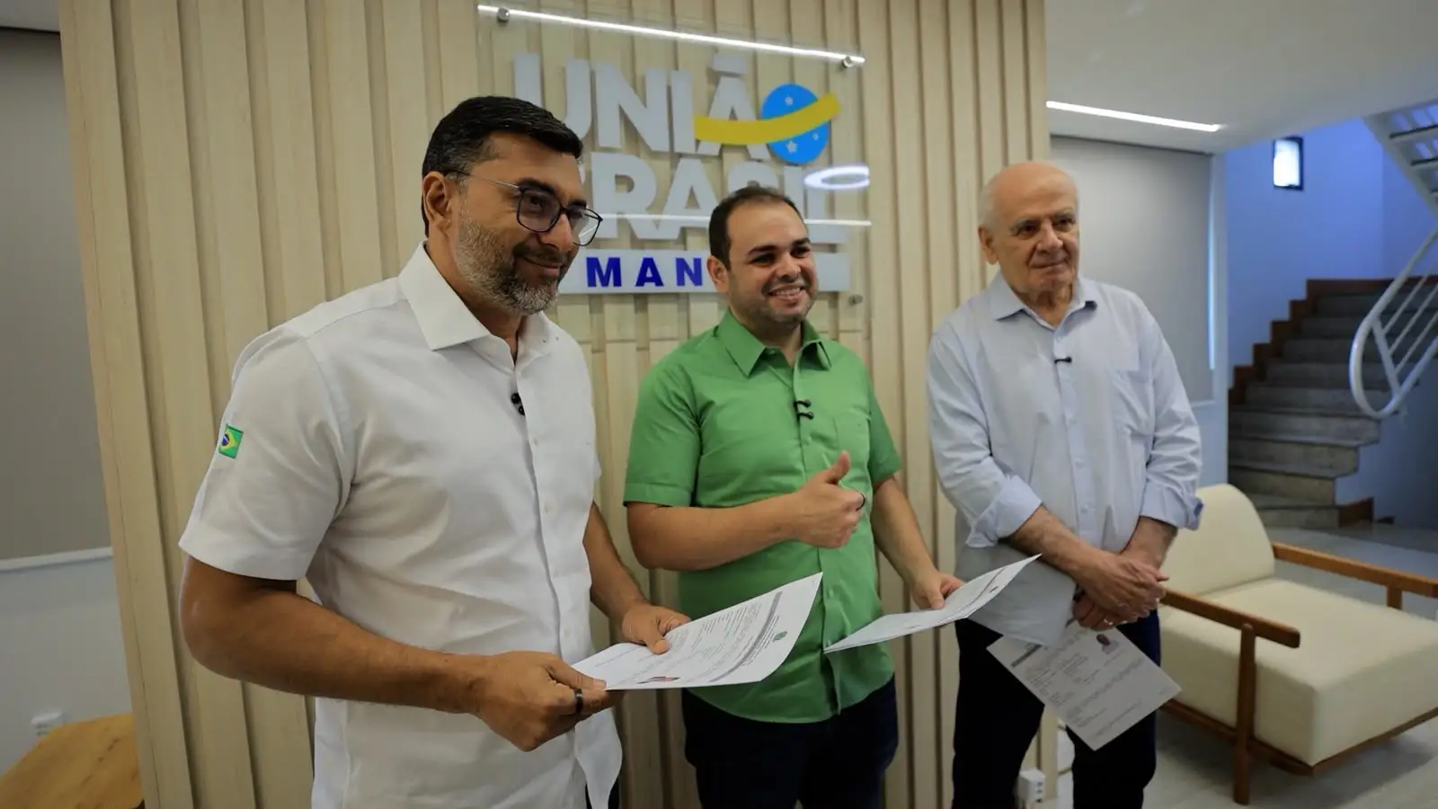 Wilson Lima oficializa candidatura ao Senado pela coligação União pelo Amazonas e encaminha registro eleitoral ao TRE-AM para as eleições de 2026.