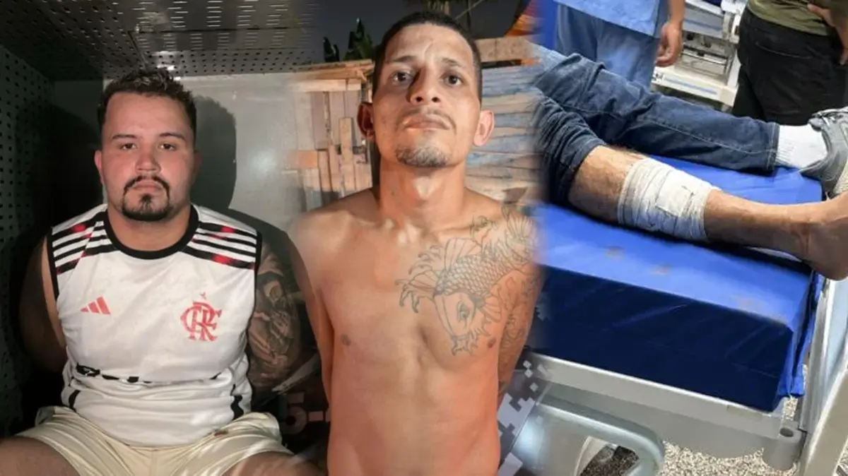 Ataque a tiros antes de comício de Roberto Cidade deixa PM ferido. Dois suspeitos foram presos, e motivação do crime é investigada.
