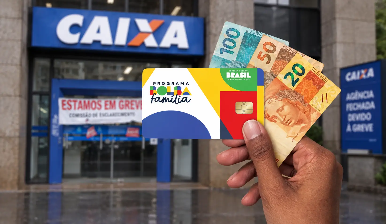 Greve na Caixa não afeta o Bolsa Família. Pagamentos de setembro começam no dia 17 e canais digitais continuam disponíveis.