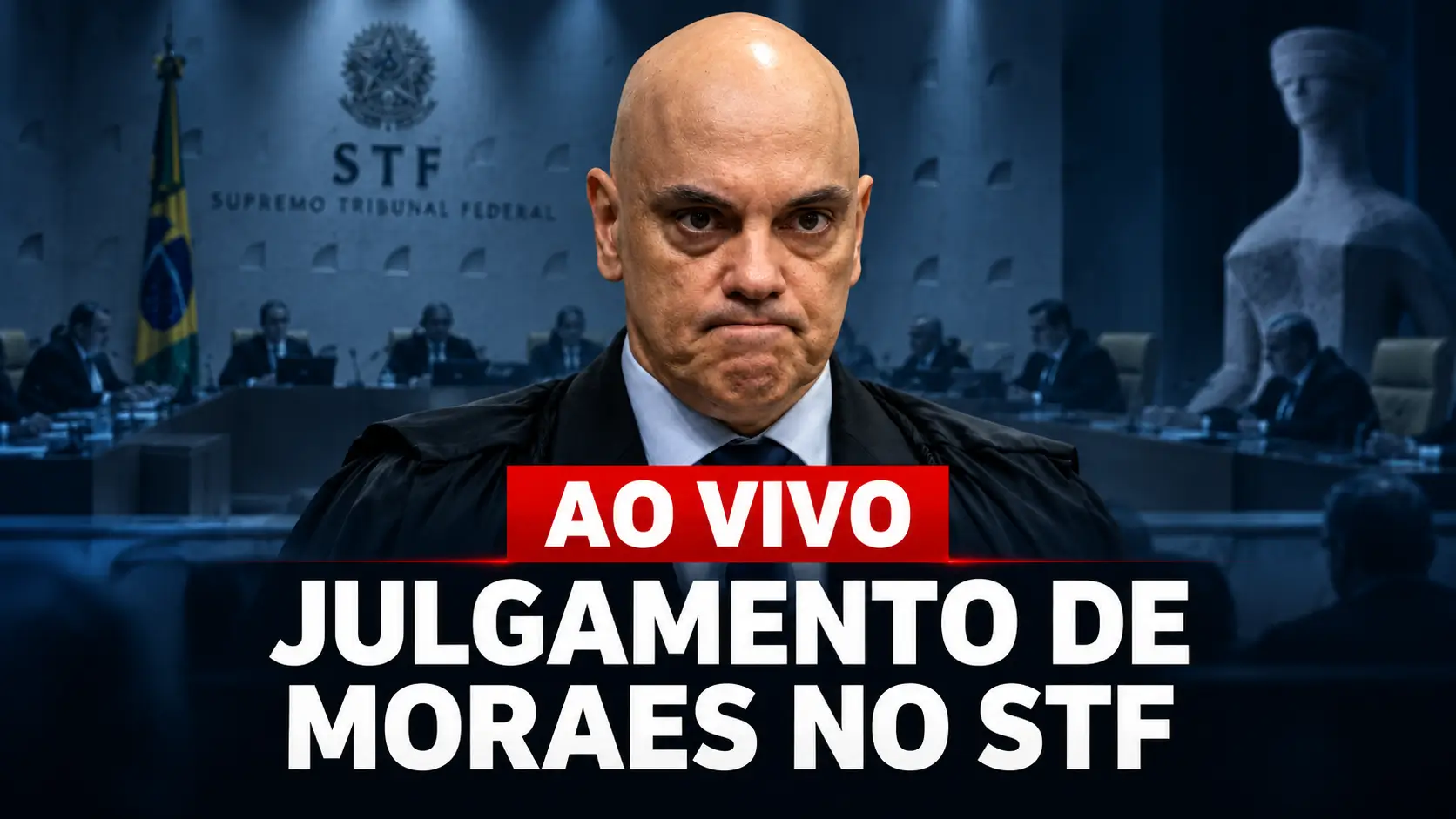 Acompanhe ao vivo o julgamento no STF que decide se Alexandre de Moraes será investigado por fatos relacionados ao caso Master.