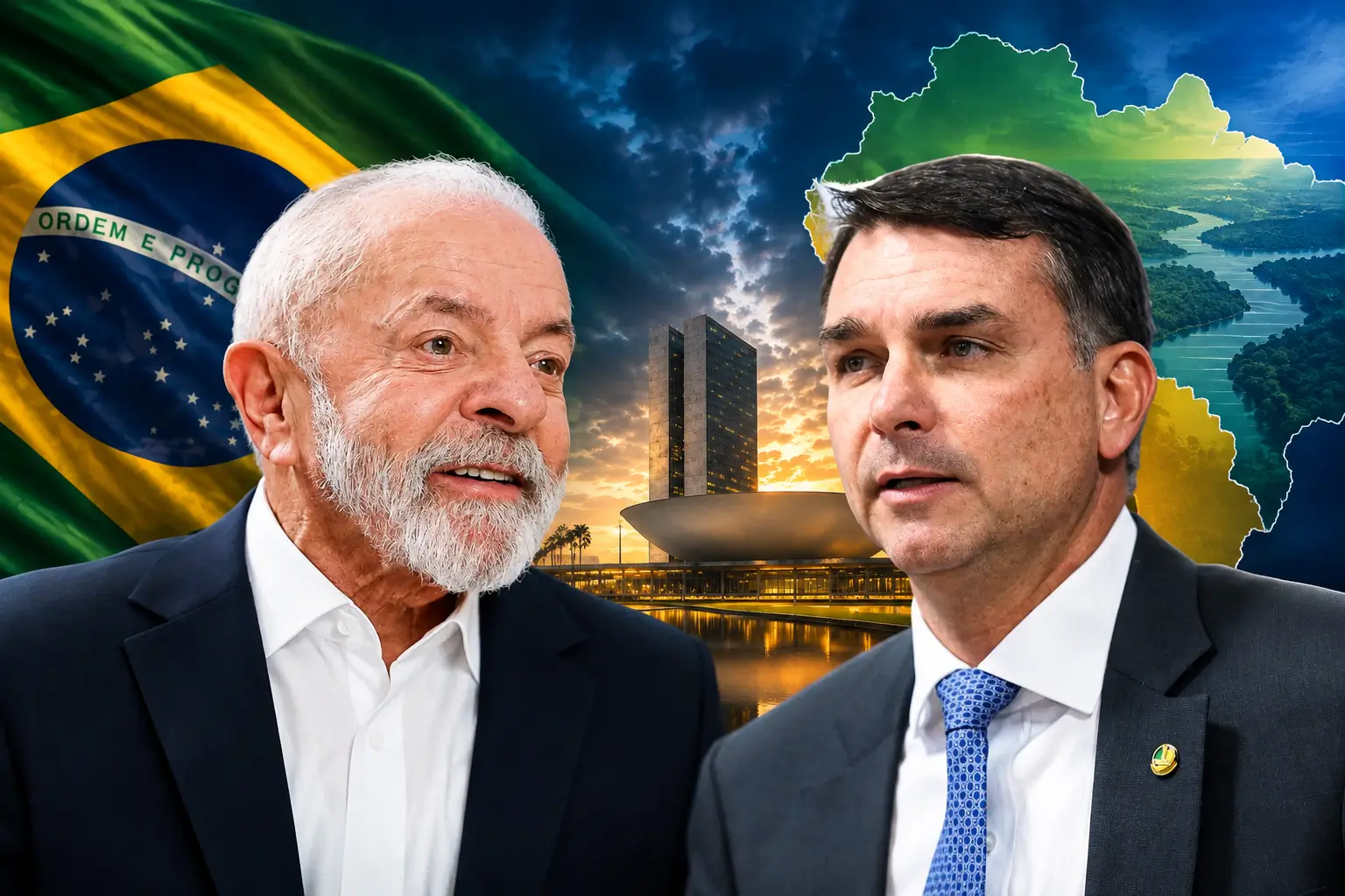 Lula lidera no Amazonas com 44,4% contra 34,5% de Flávio Bolsonaro, segundo pesquisa Pontual. No interior, vantagem chega a 24,7 pontos.