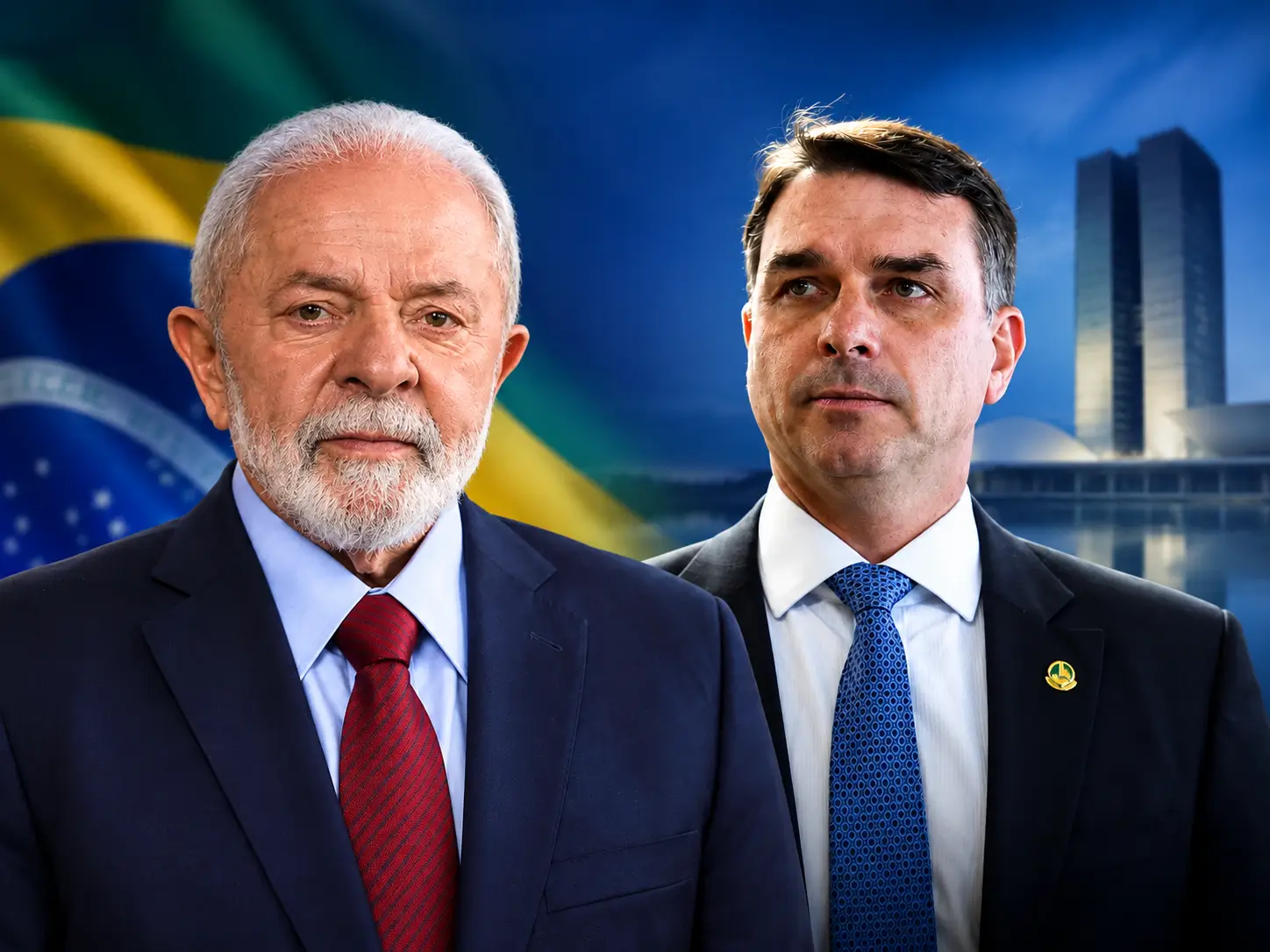 Nova pesquisa BTG/Nexus traz empate técnico entre Flávio Bolsonaro (46%) e Lula (45%) no 2º turno. Confira os cenários com Cury, Caiado e consolidação de votos.