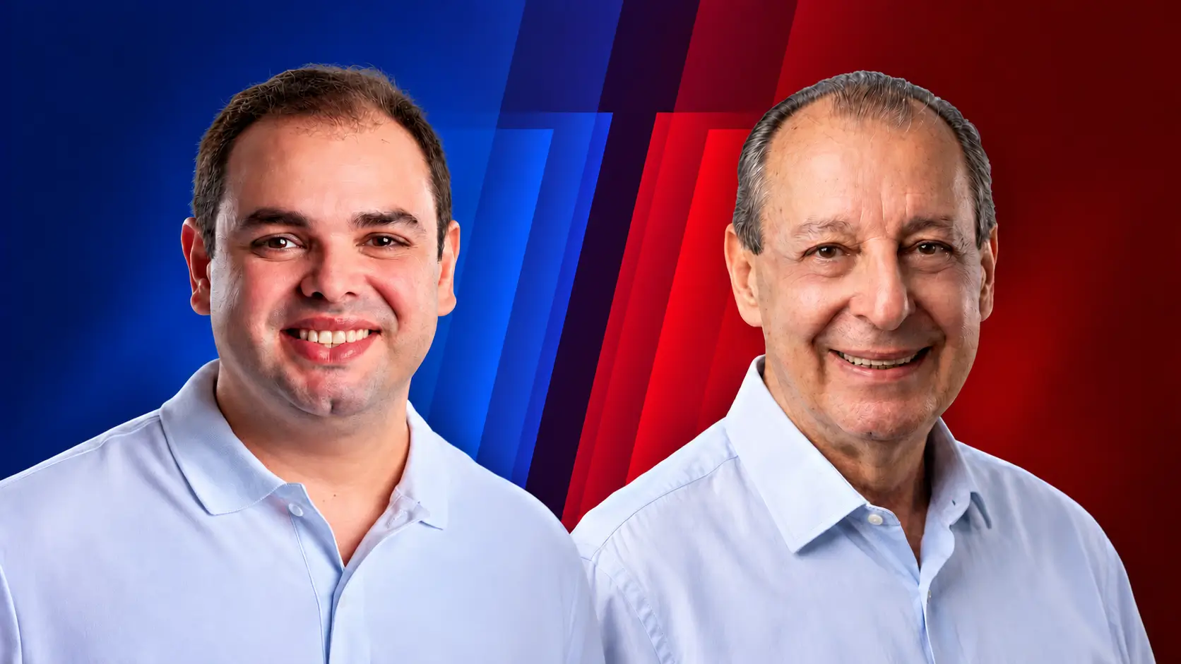 Pesquisa Pontual mostra Omar Aziz com 29,5% e Roberto Cidade com 26,9% na disputa pelo Governo do Amazonas.