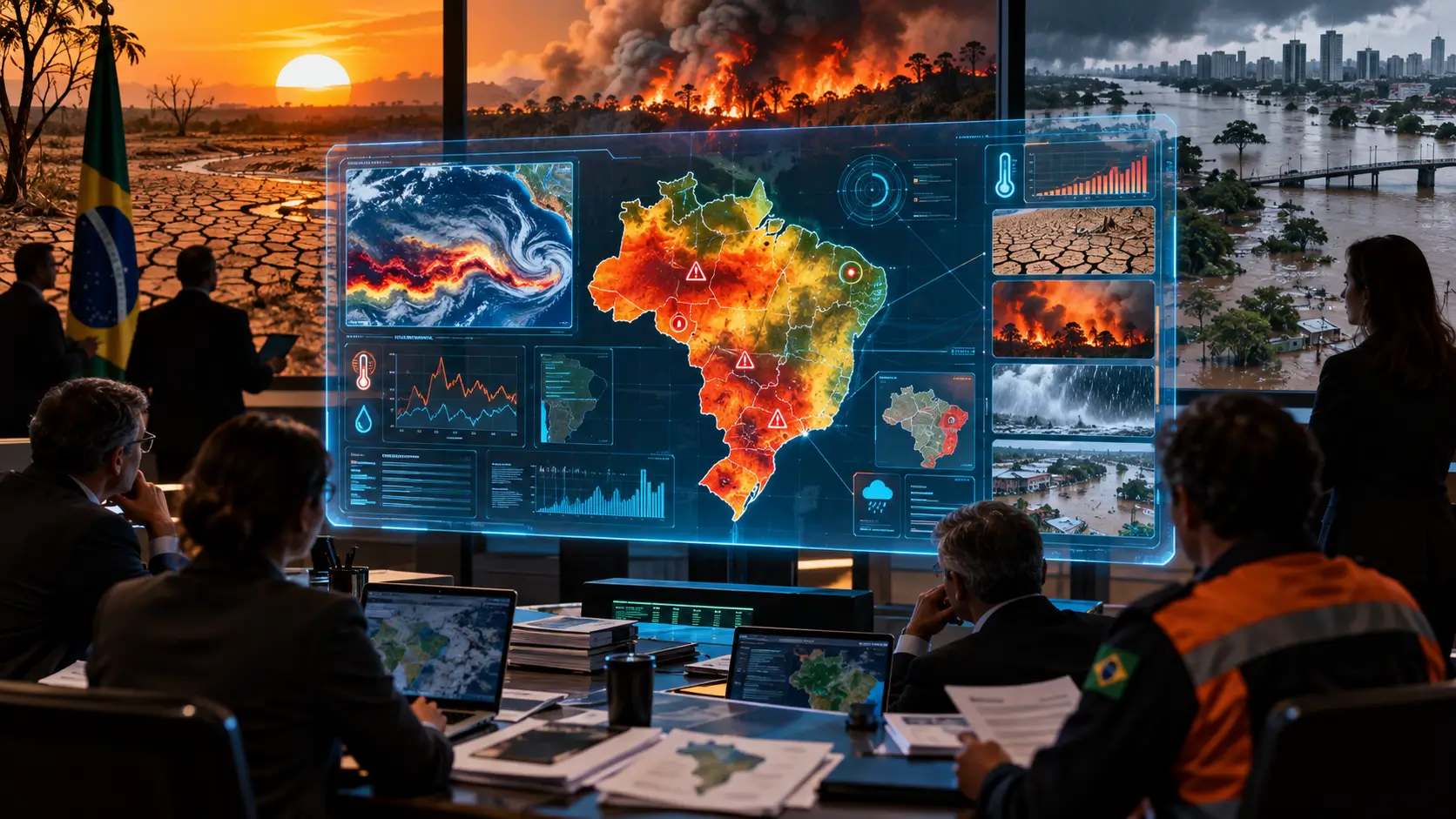 Super El Niño é acompanhado por painel do Instituto Talanoa que reúne 48 medidas de governos para prevenção e resposta a eventos extremos.