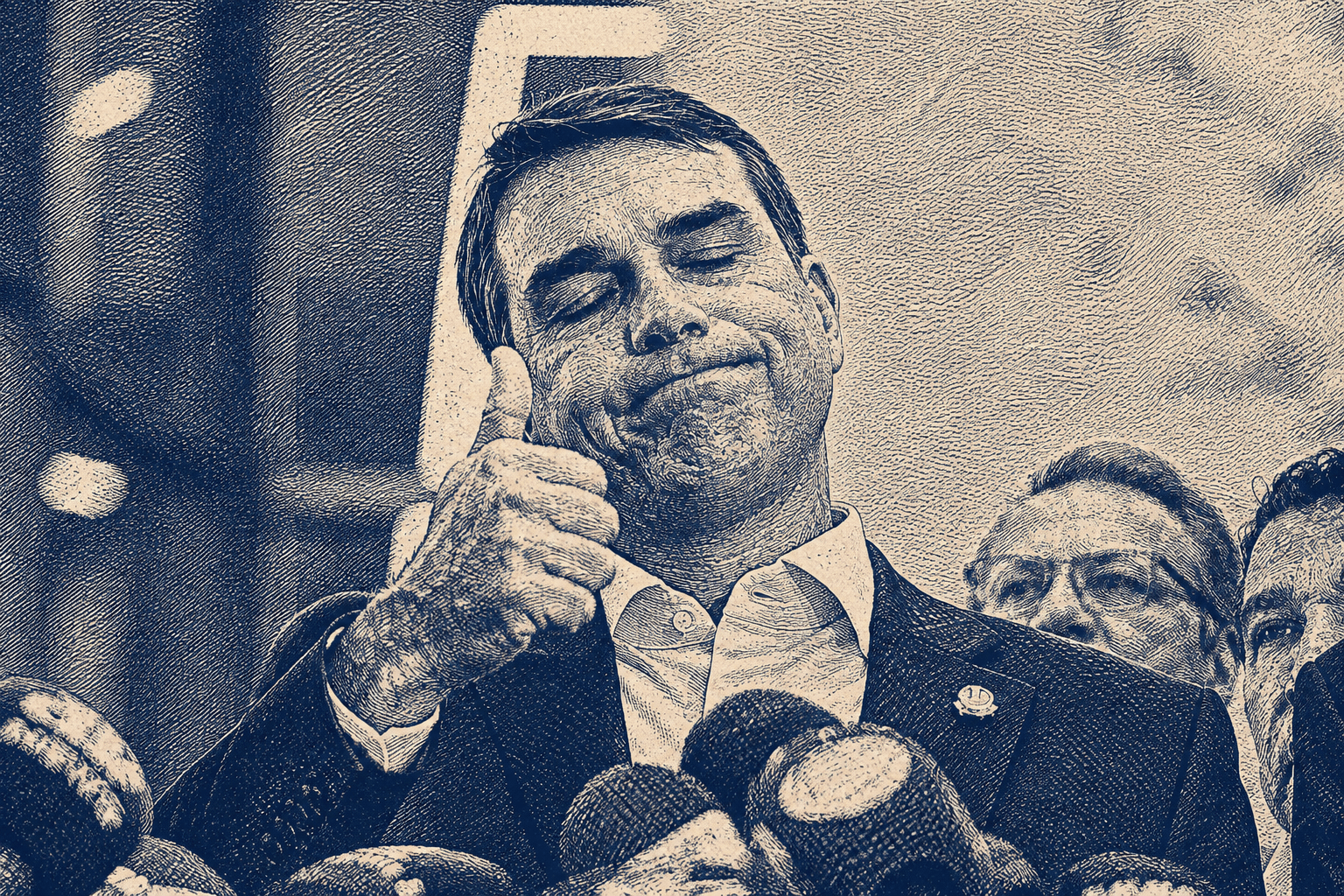 Flávio Bolsonaro vive melhor fase da campanha