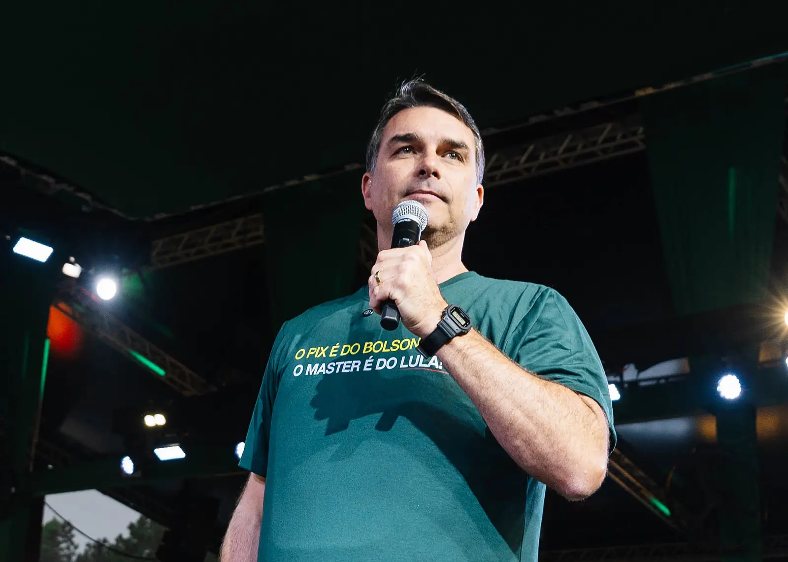 PF investiga se Flávio Bolsonaro deixou o Brasil rumo aos EUA. Governo argentino nega entrada do senador, que está proibido de viajar por ordem do STF.