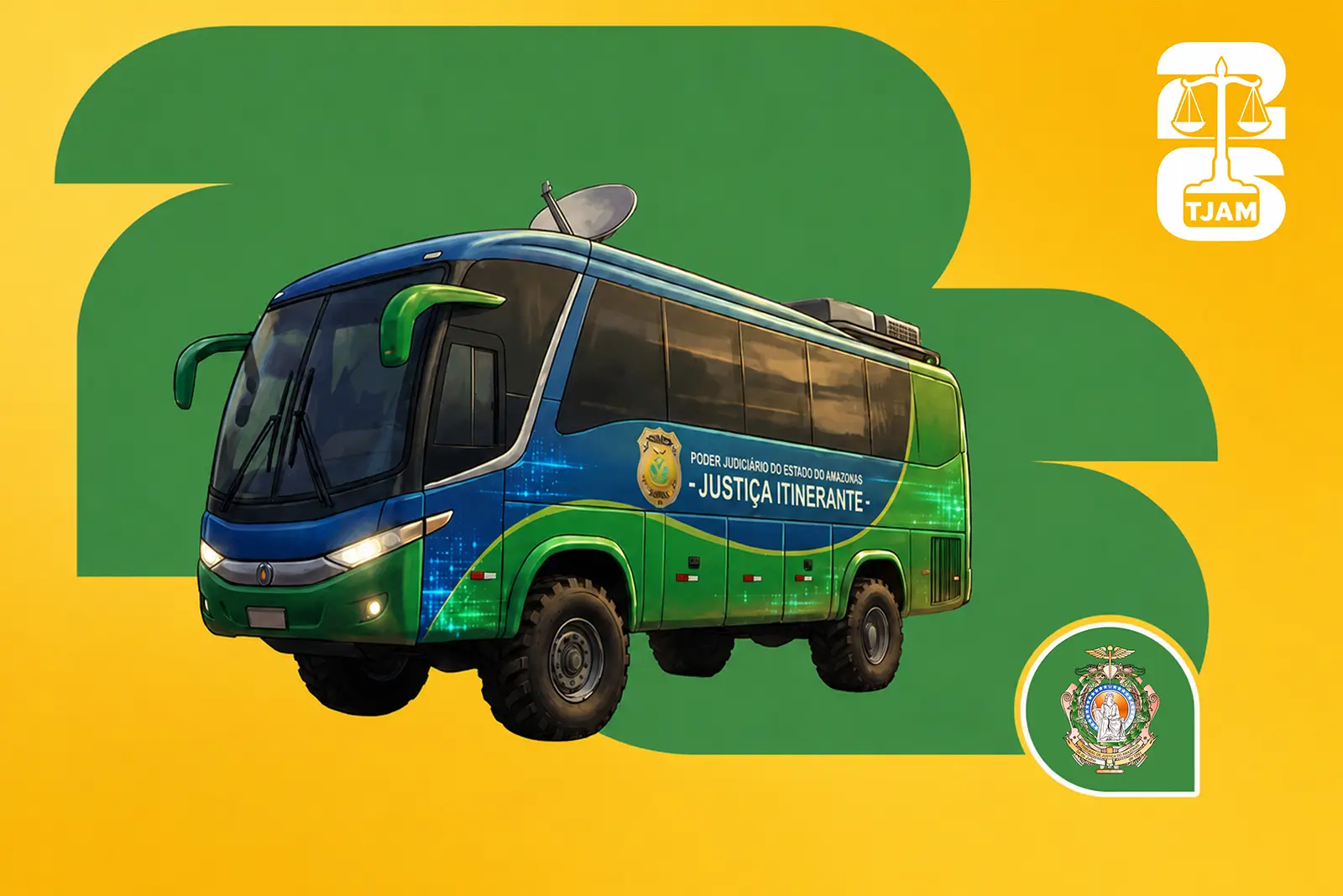Justiça Itinerante atende gratuitamente na UEA, em Manaus, até 30 de outubro, com serviços nas áreas Cível e de Família.