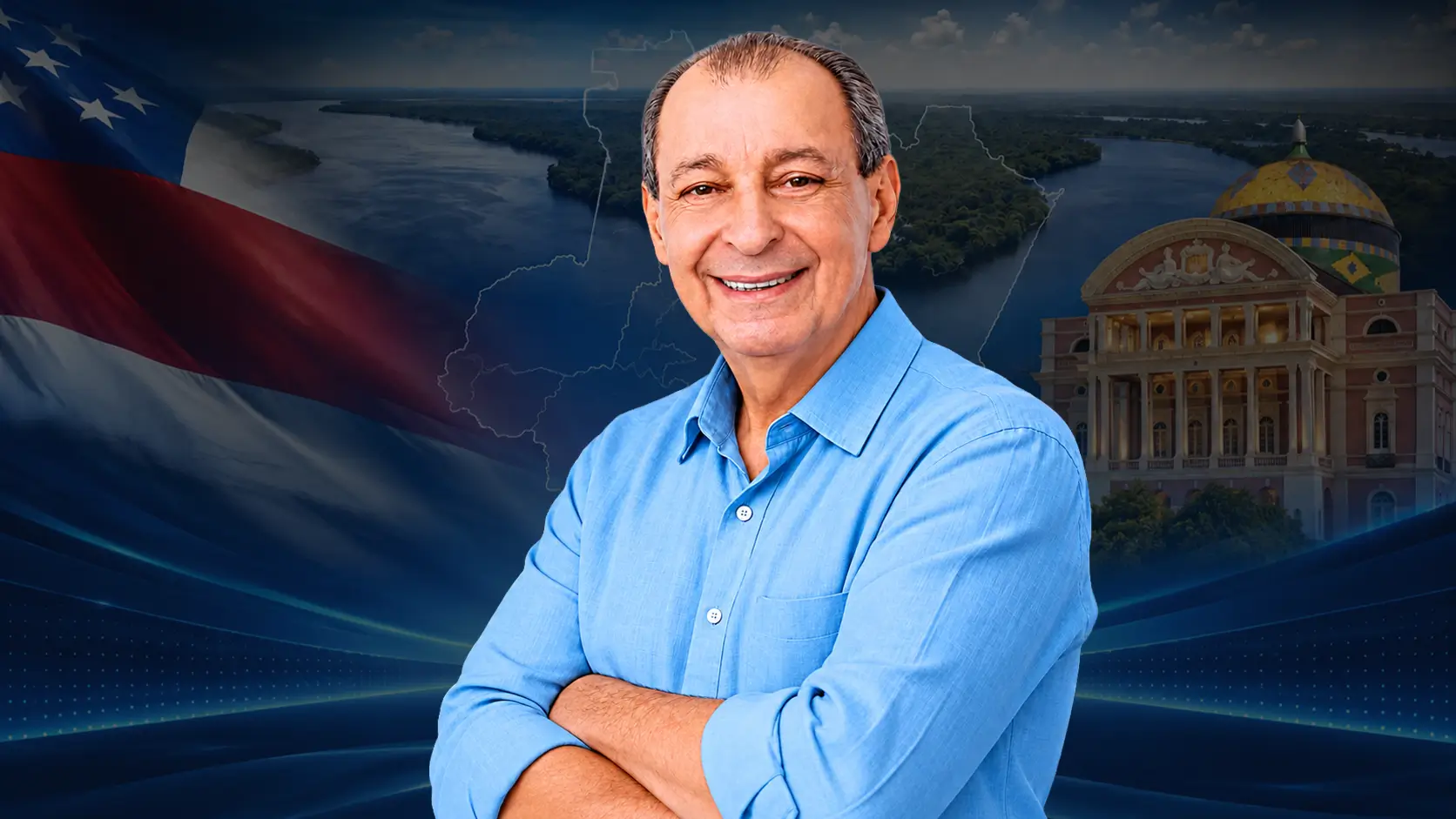 Omar Aziz vence o segundo turno no Amazonas, derrota Maria do Carmo e retorna ao governo estadual com Alessandra Campelo como vice.