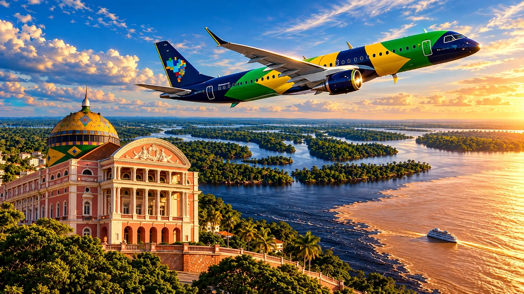 Azul Viagens apresenta plano com voos dedicados, capacitação de agências e campanhas de marketing para ampliar o turismo em Manaus.