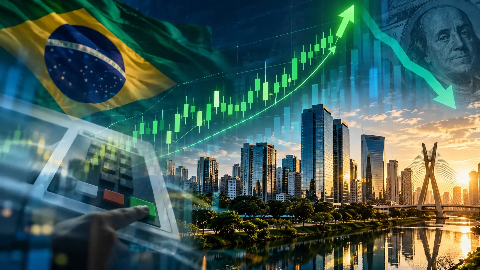 Dólar cai abaixo de R$ 5 e Ibovespa supera os 200 mil pontos após o primeiro turno das eleições e bate novo recorde nesta segunda-feira.